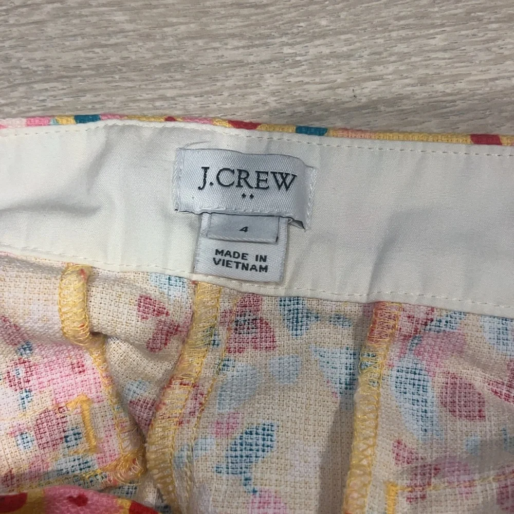 J.Crew yellow floral shorts‎